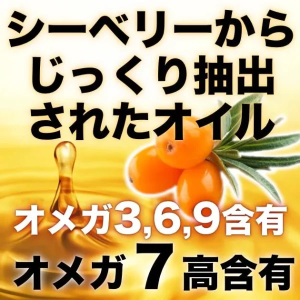 オメガ７高含有サプリメント　モンゴル産『シーベリーオイル』90粒 (2)